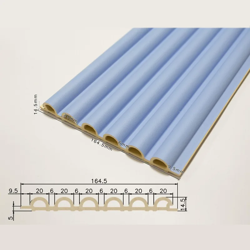 156 खोक्रो अर्ध-वृत्ताकार 6-ग्रिड फ्लुटेड प्यानल