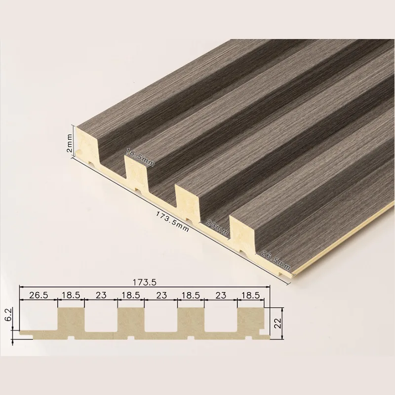 166 ठोस 4-ग्रिड फ्लुटेड प्यानल