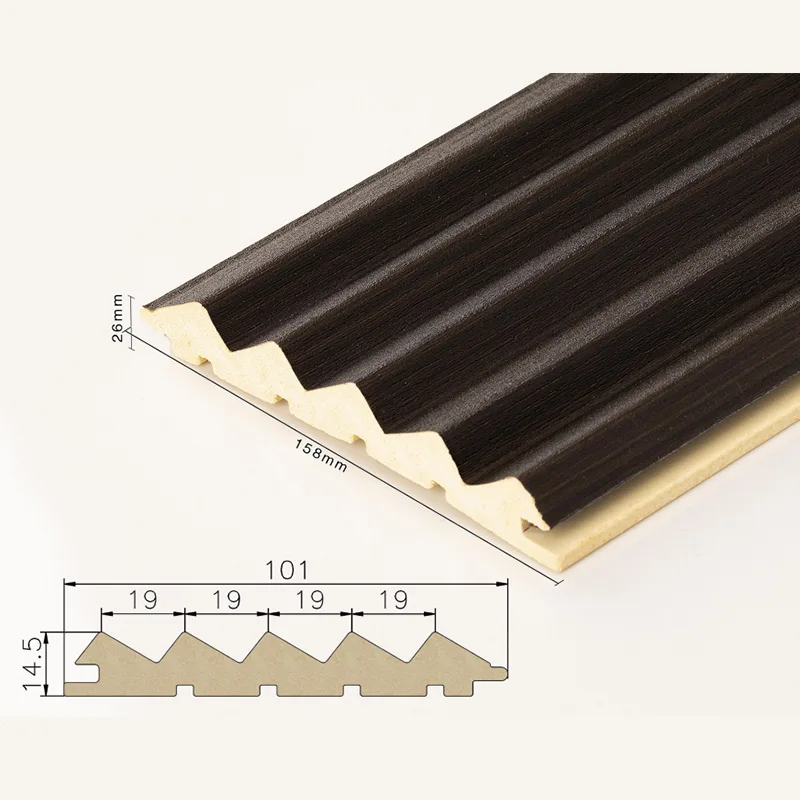 95 ठोस विशेष आकारको 5-ग्रिड फ्लुटेड प्यानल